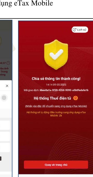 Chia sẻ th&ocirc;ng tin th&agrave;nh c&ocirc;ng