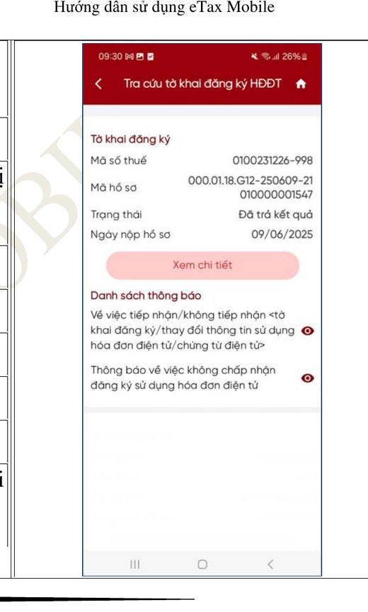 Tra cứu tờ khai đ&atilde; trả kết quả