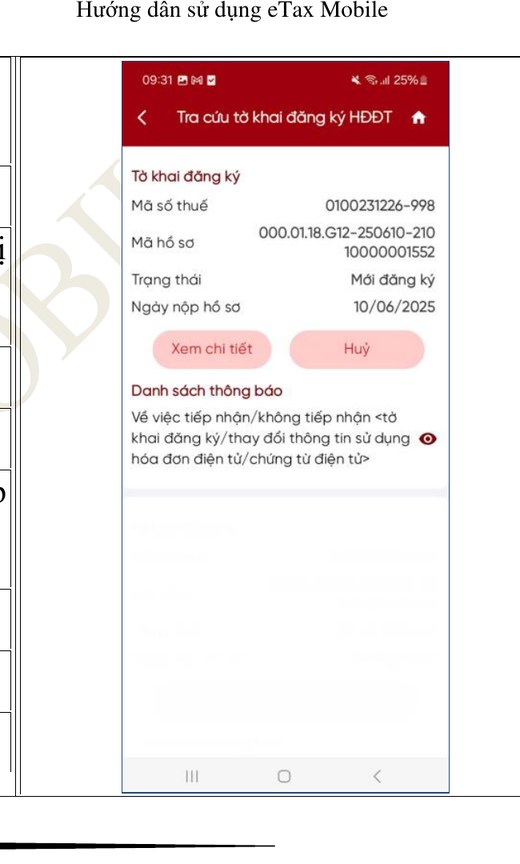 Tra cứu tờ khai chưa c&oacute; kết quả